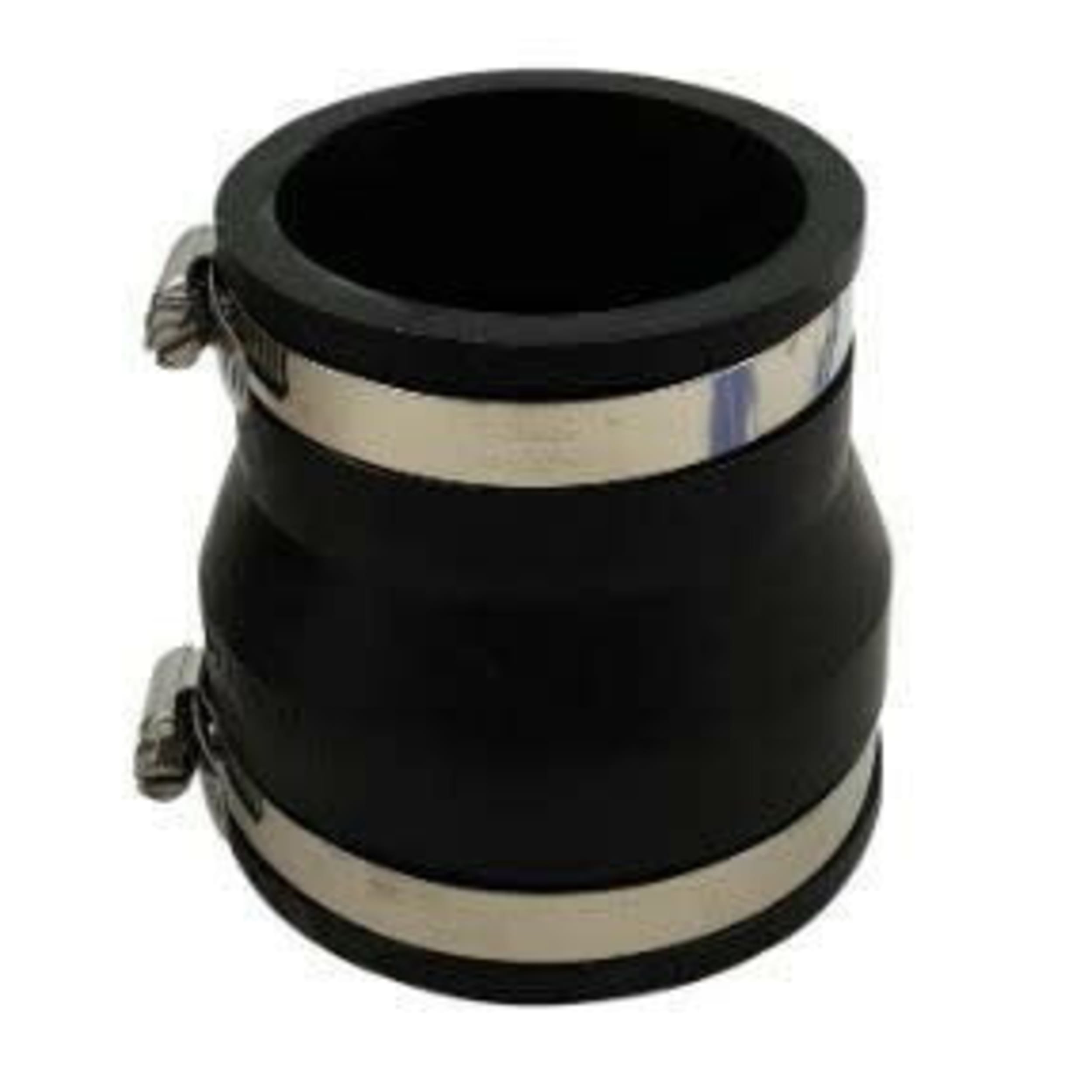 Flexibele rubber verloopsok/mof 90x75mm