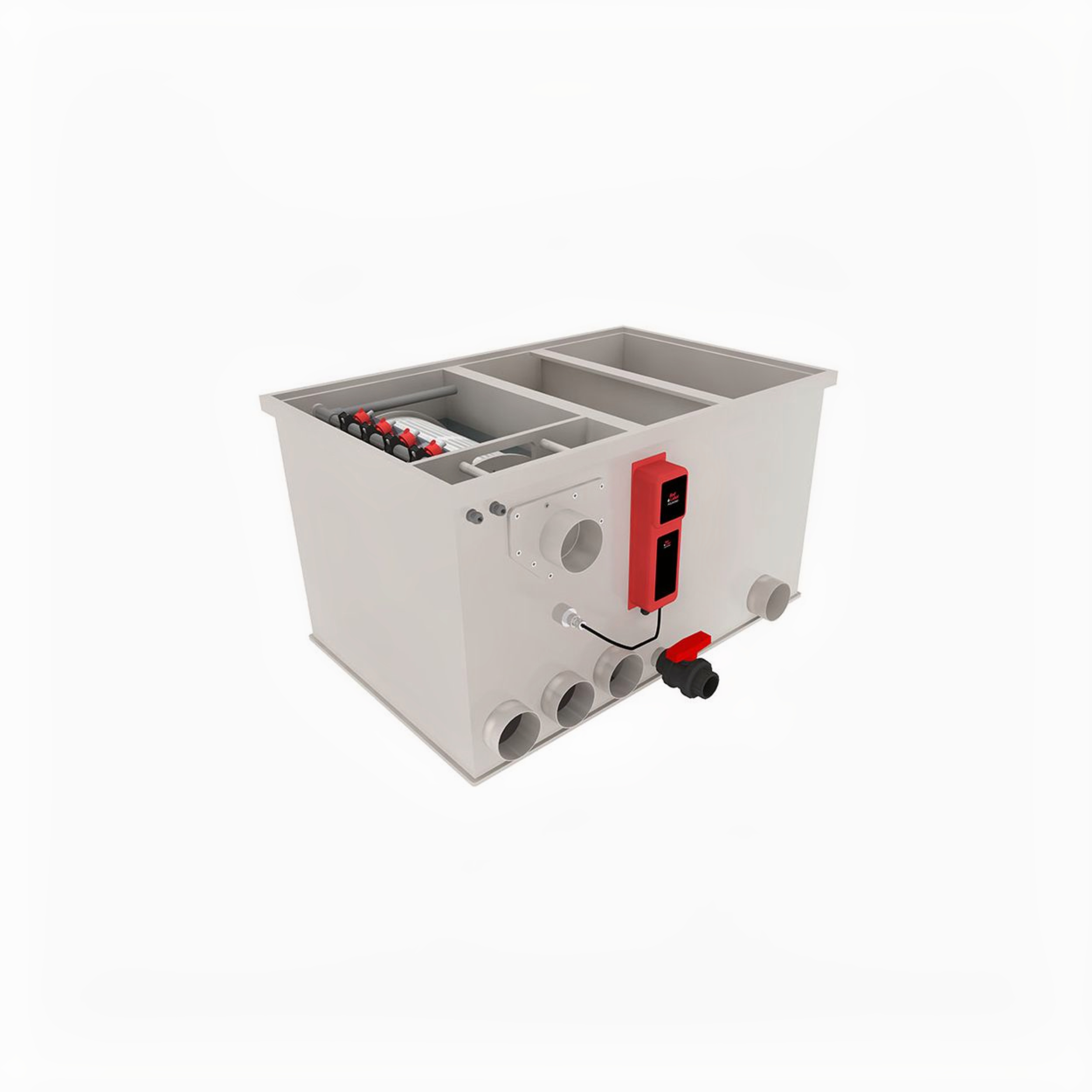 Trommelfilter - Combi Joy Filter -  gevuld - Pomp