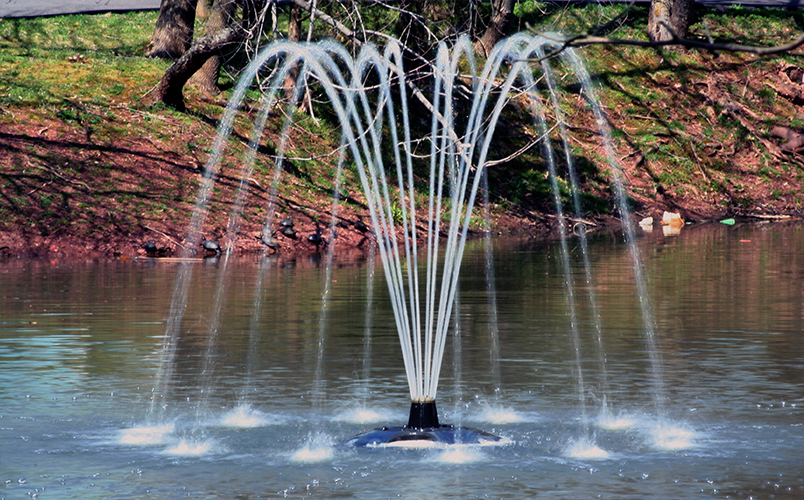 Architectuur, Fontein, Water